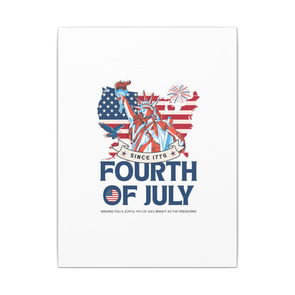 Fourth of July Canvas Wall Art