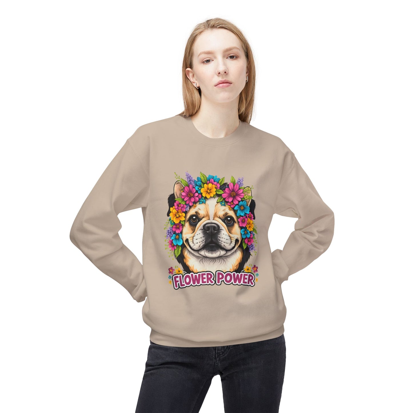 Flower Power Vintage Dog Sweater | Eco - Limited