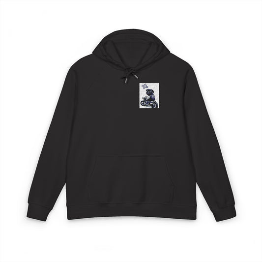 Let’s Ride Biker Dog Graphic Hoodie | Eco-Limited