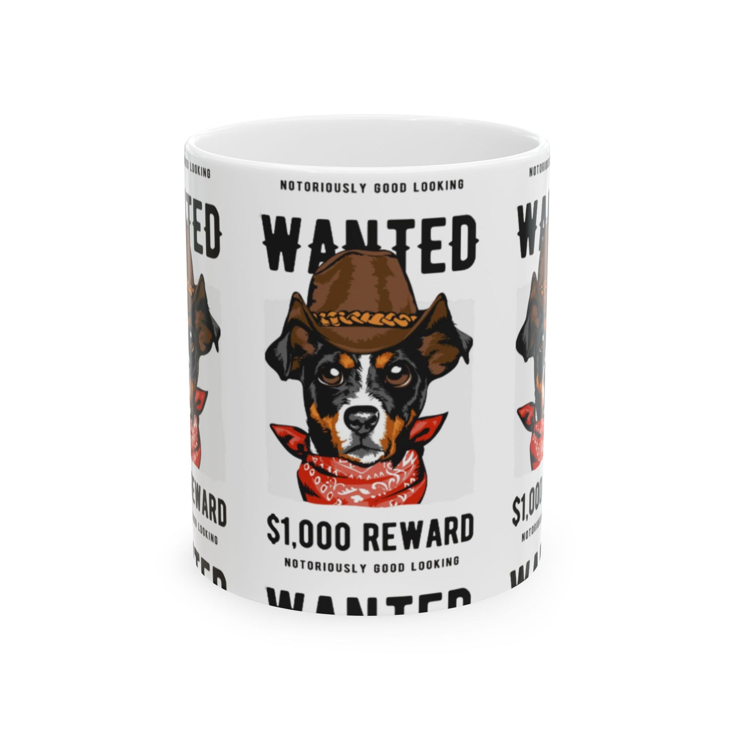 Cowboy Bandana Ceramic Coffee Cup (11oz/15oz)