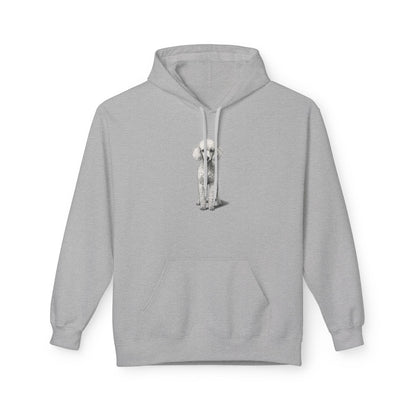Elegant Poodle Illustration Hoodie | Eco-Limited