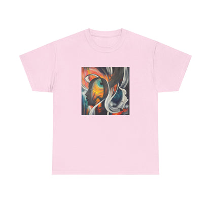Abstract Expression Portrait T-Shirt | Eco-Limited