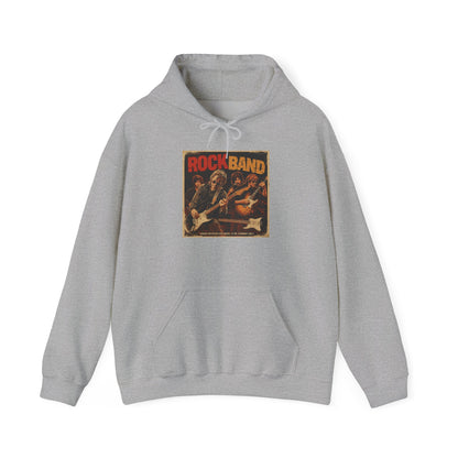 Rock Band Vintage Collage Hoodie | Eco-Limited