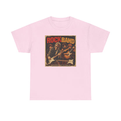 Rock Band Vintage Poster Art T-Shirt | Eco-Limited