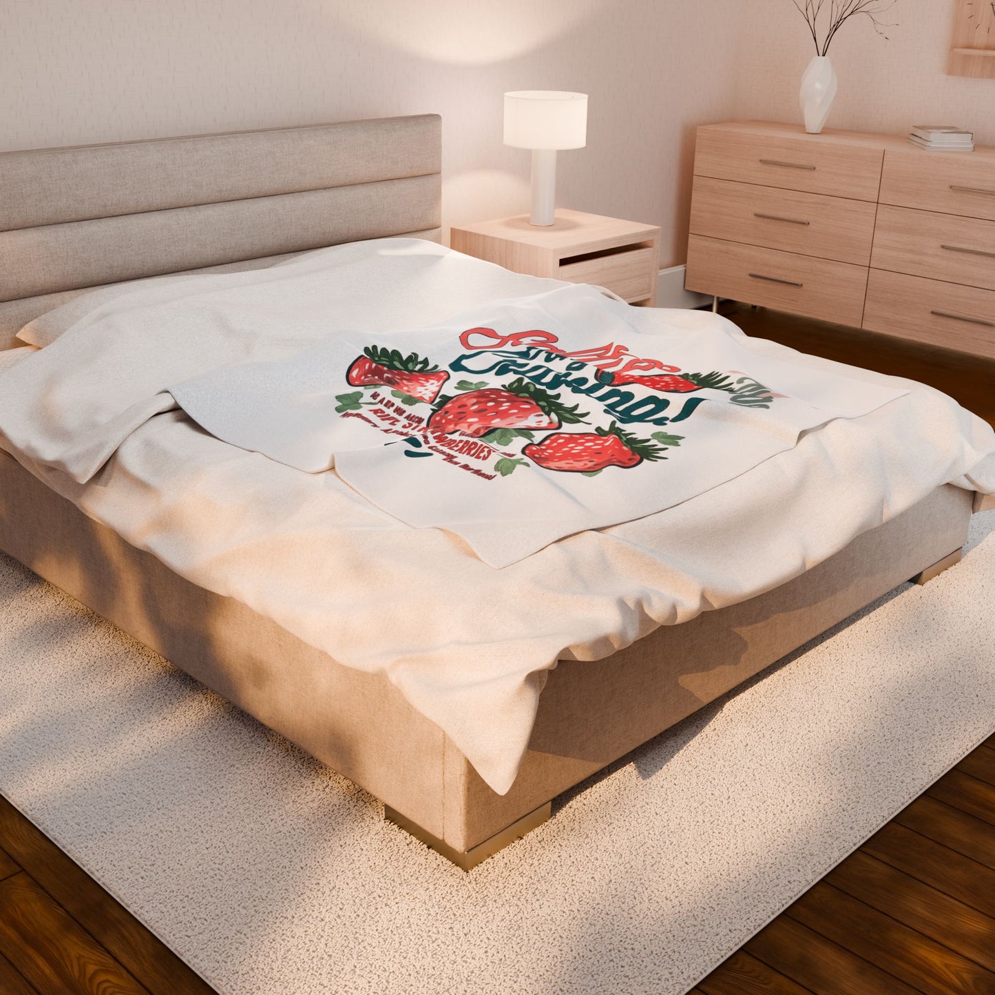 Salty &amp; Strong Strawberry Blanket | Eco-Limited