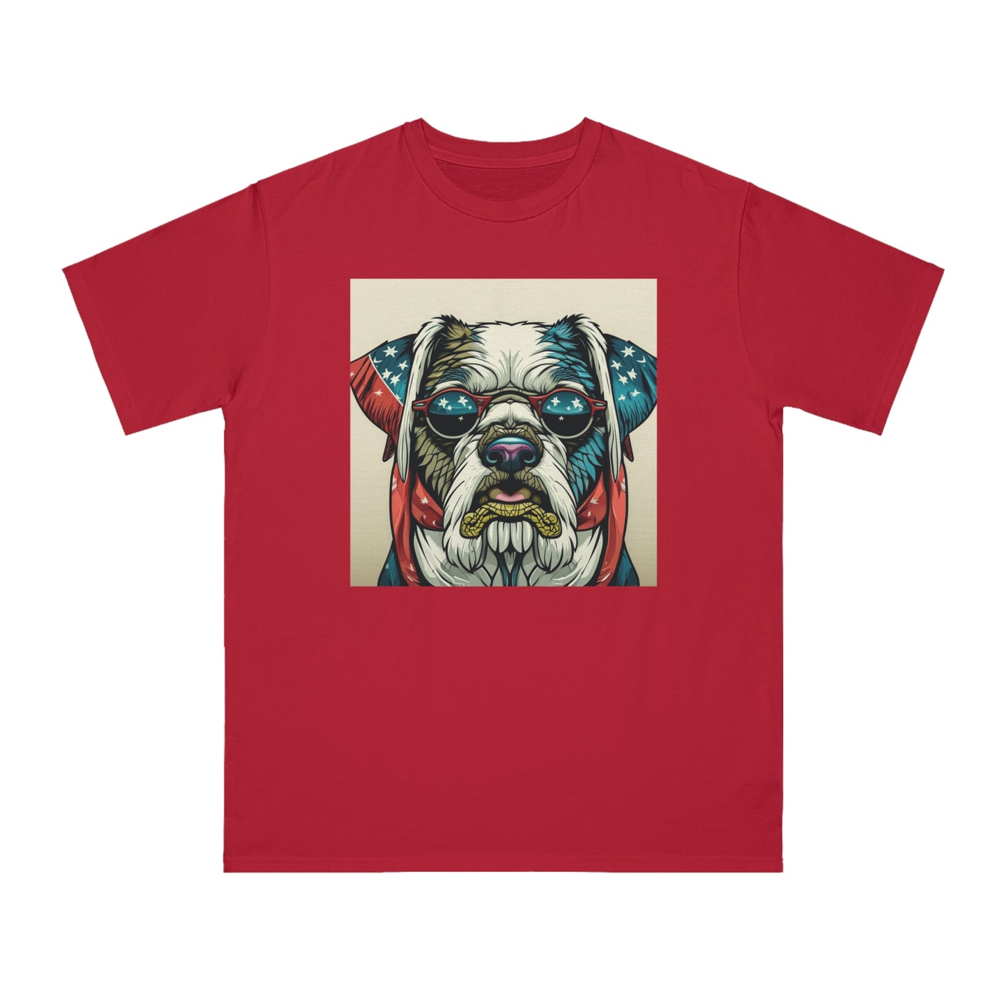Patriot Dog Portrait T-Shirt | Eco - Limited