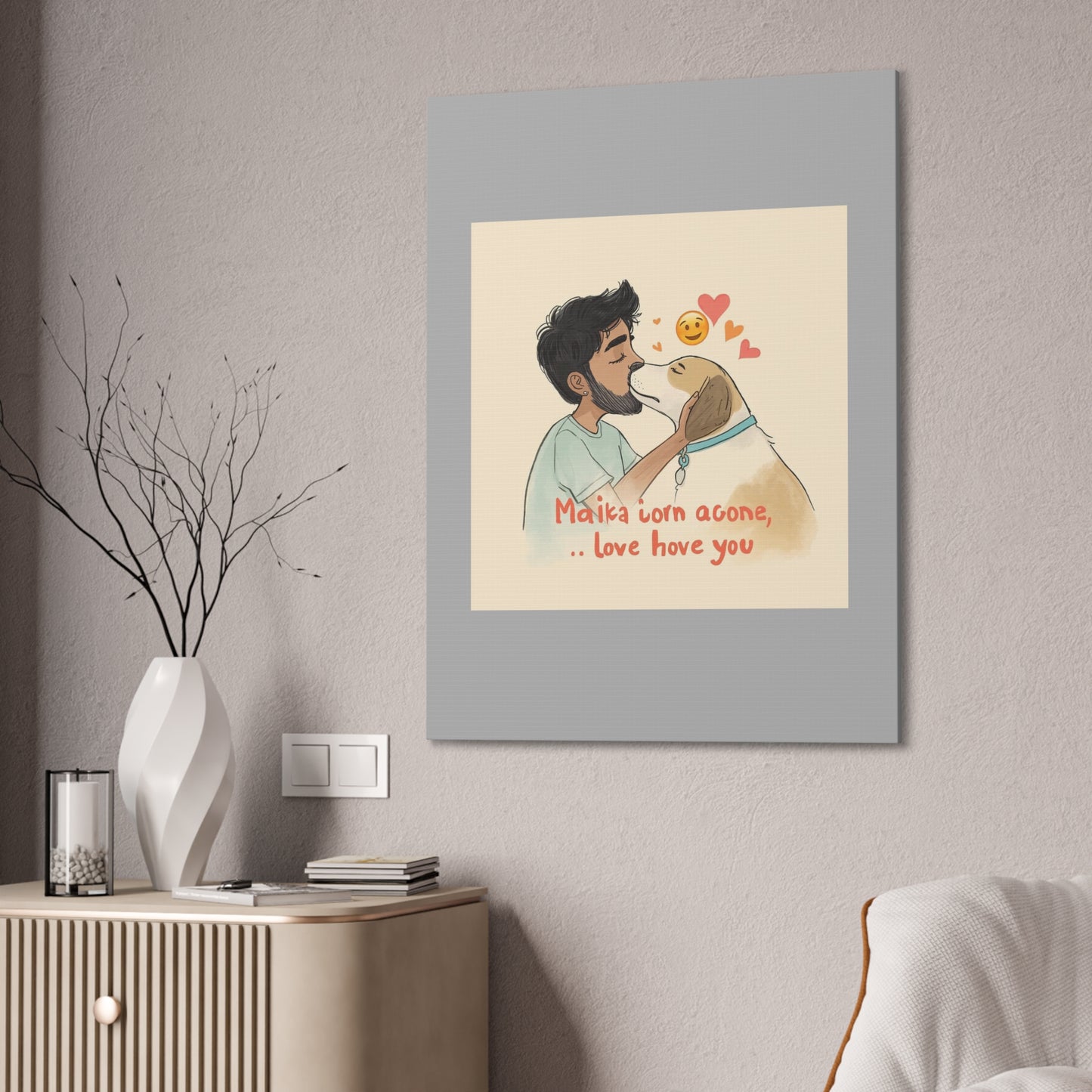 Love Never Leaves Canvas | Eco-Limited