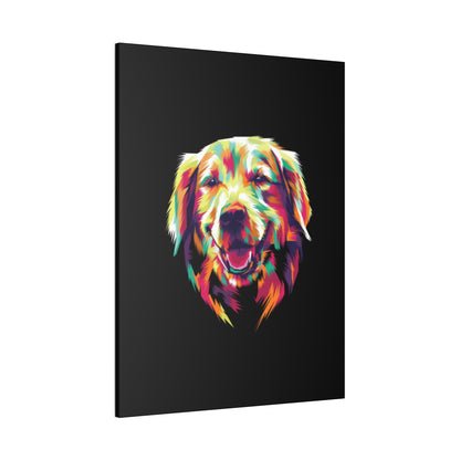 Color Burst Golden Smile Canvas | Eco-Limited