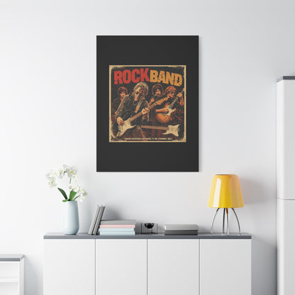 Rock Band Vintage Canvas Wall Art | Eco - Limited