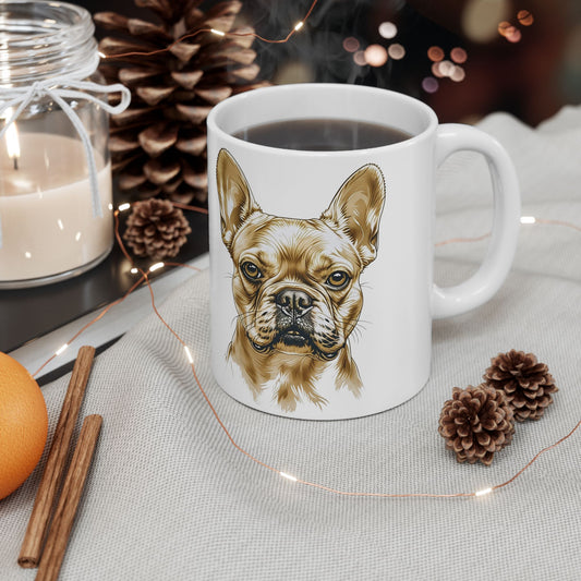 French Bulldog Portrait Mug | My Loyal Friend Edition