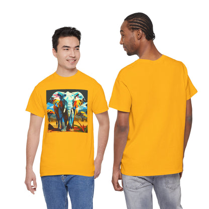 Colorful Elephant Art T-Shirt | Eco-Limited