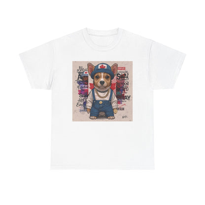 Lucky Street Pup Art T-Shirt | Eco-Limited