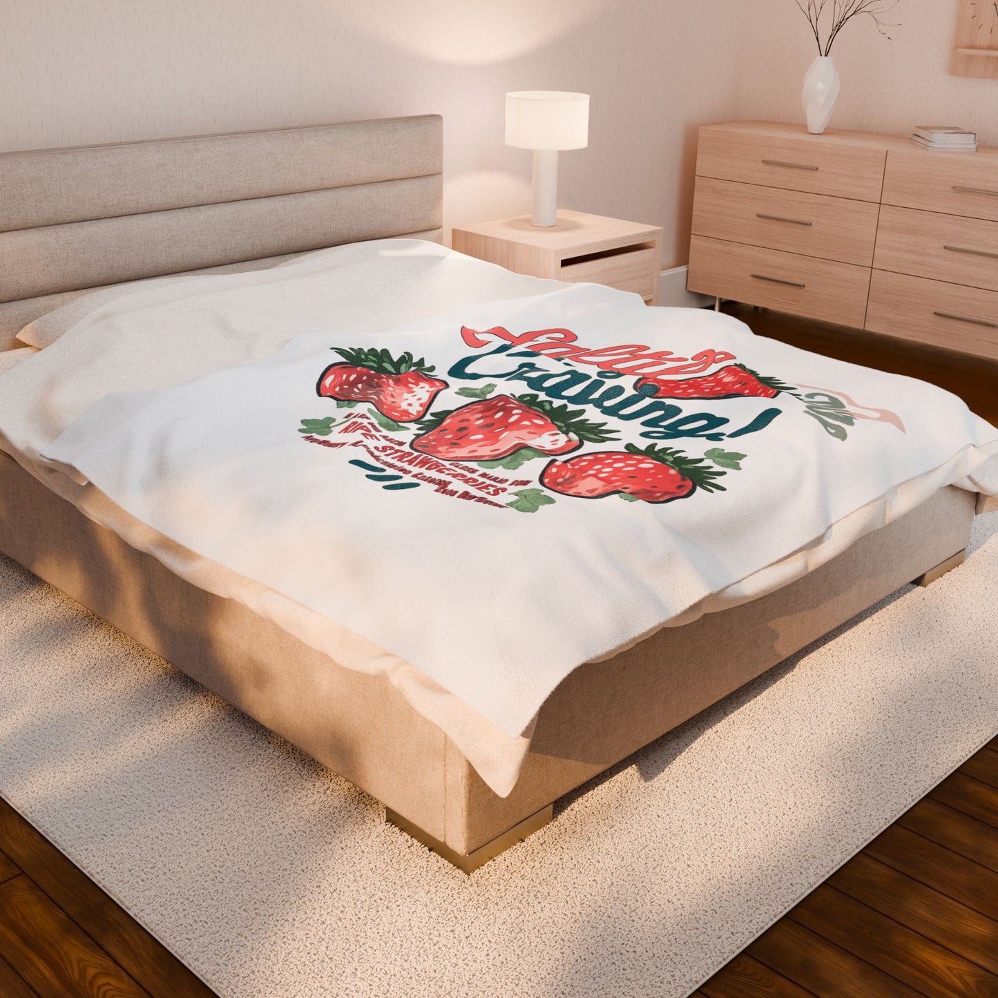 Salty &amp; Strong Strawberry Blanket | Eco-Limited