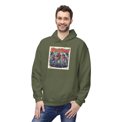 Retro Rock Band Vintage Poster Hoodie|Eco-Friendly - Limited