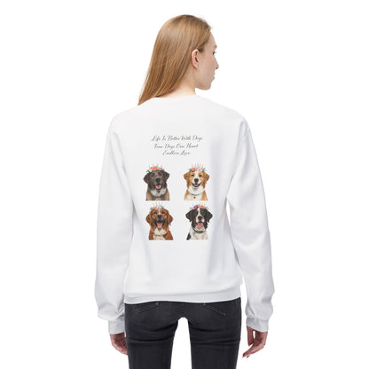 Four Dogs One Heart Sweatshirt | Eco-Limited