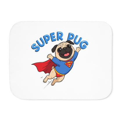 Super Pug Cozy Throw Blanket | Eco-Limited