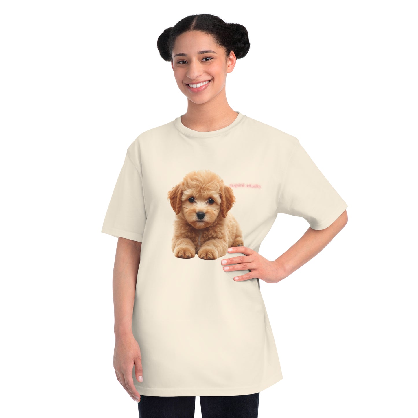 Organic Puppy Portrait T-Shirt | Organic-Limited