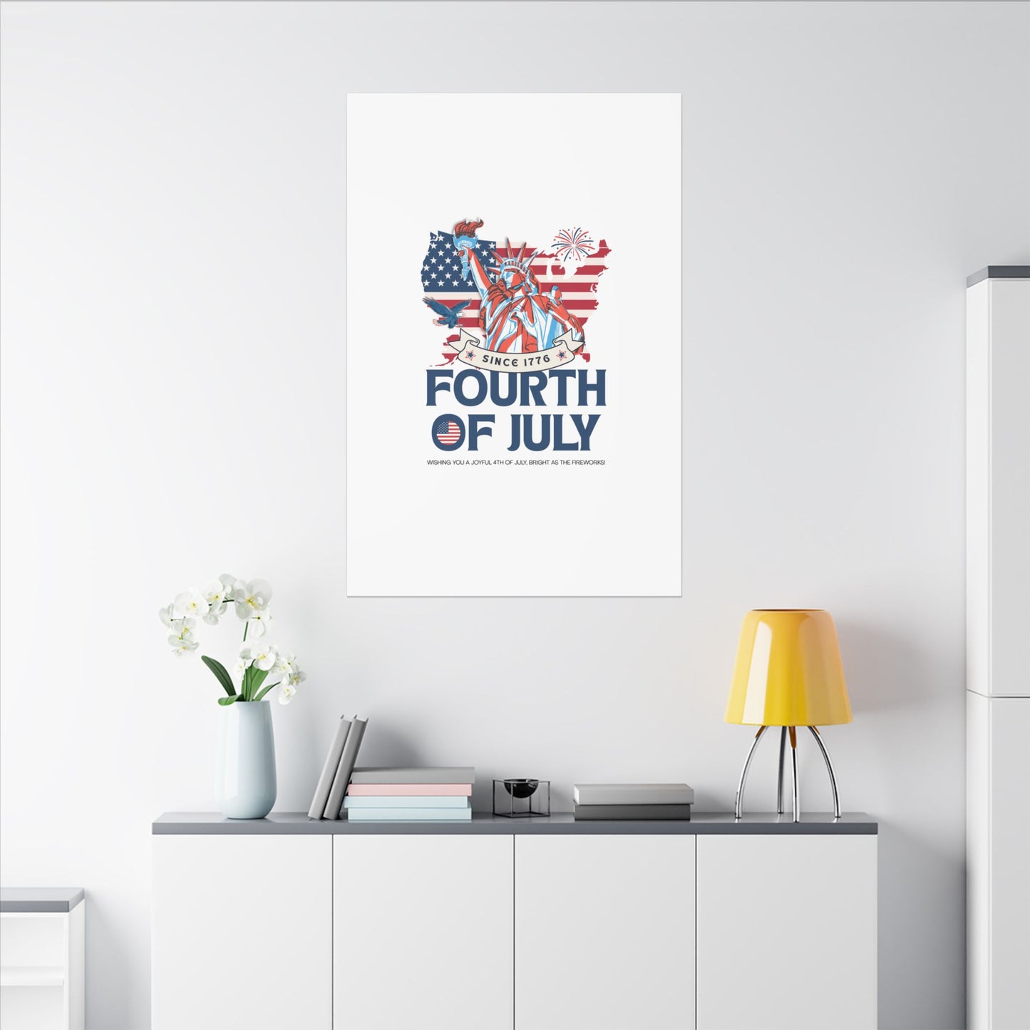 Fourth of July Canvas Wall Art
