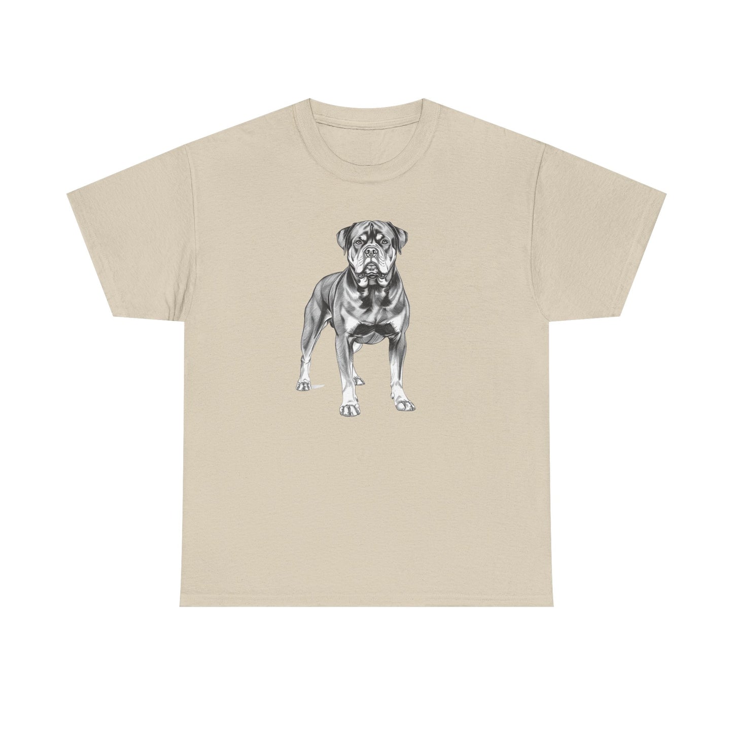 Rottweiler Sketch Minimal Art T-Shirt | Eco-Limited