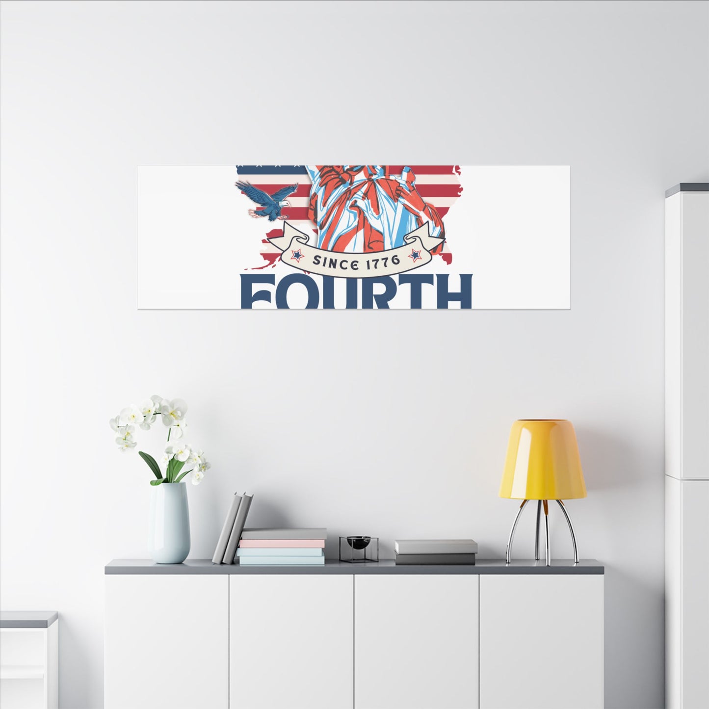 Fourth of July Canvas Wall Art