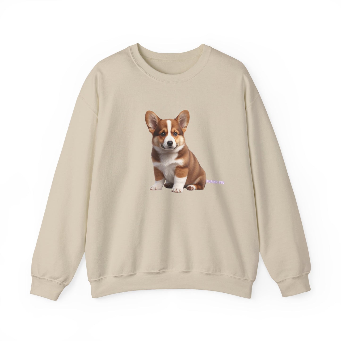 Corgi Puppy Graphic Sweatshirt|Eco-Friendly - Limited