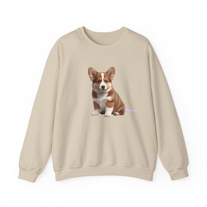 Corgi Puppy Graphic Sweatshirt|Eco-Friendly - Limited