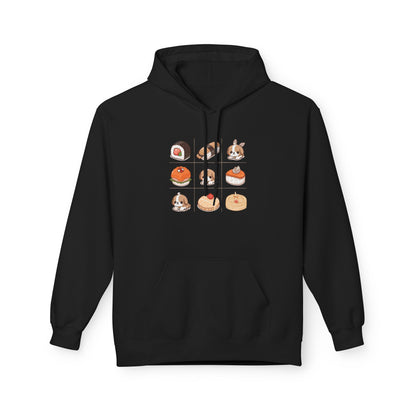 Lucky Bento Puppy Grid Hoodie | Eco-Limited
