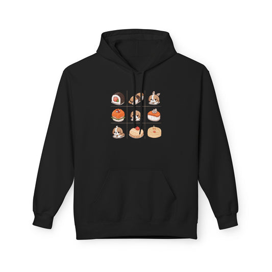Lucky Bento Puppy Grid Hoodie | Eco-Limited
