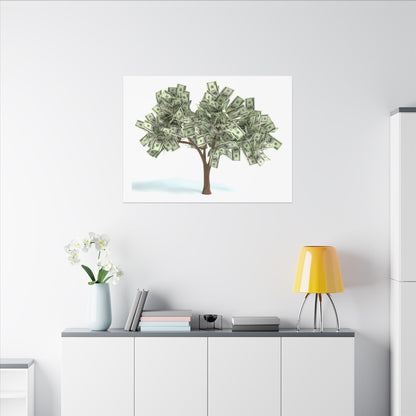 Money Tree Canvas Wall Art Canvas