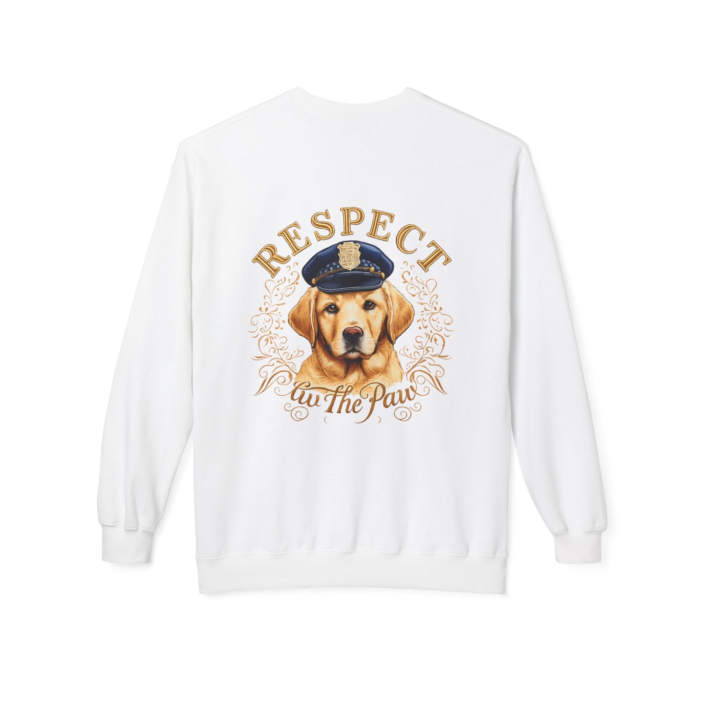 Respect The Paw Golden Retriever Sweatshirt | Eco-Limited