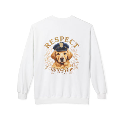 Respect The Paw Golden Retriever Sweatshirt | Eco-Limited