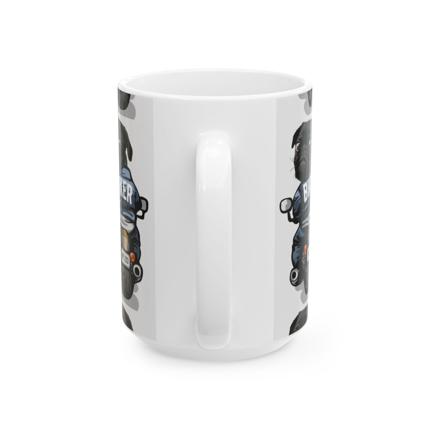 Cute Motorcycle Dog Coffee Cup (11oz, 15oz)