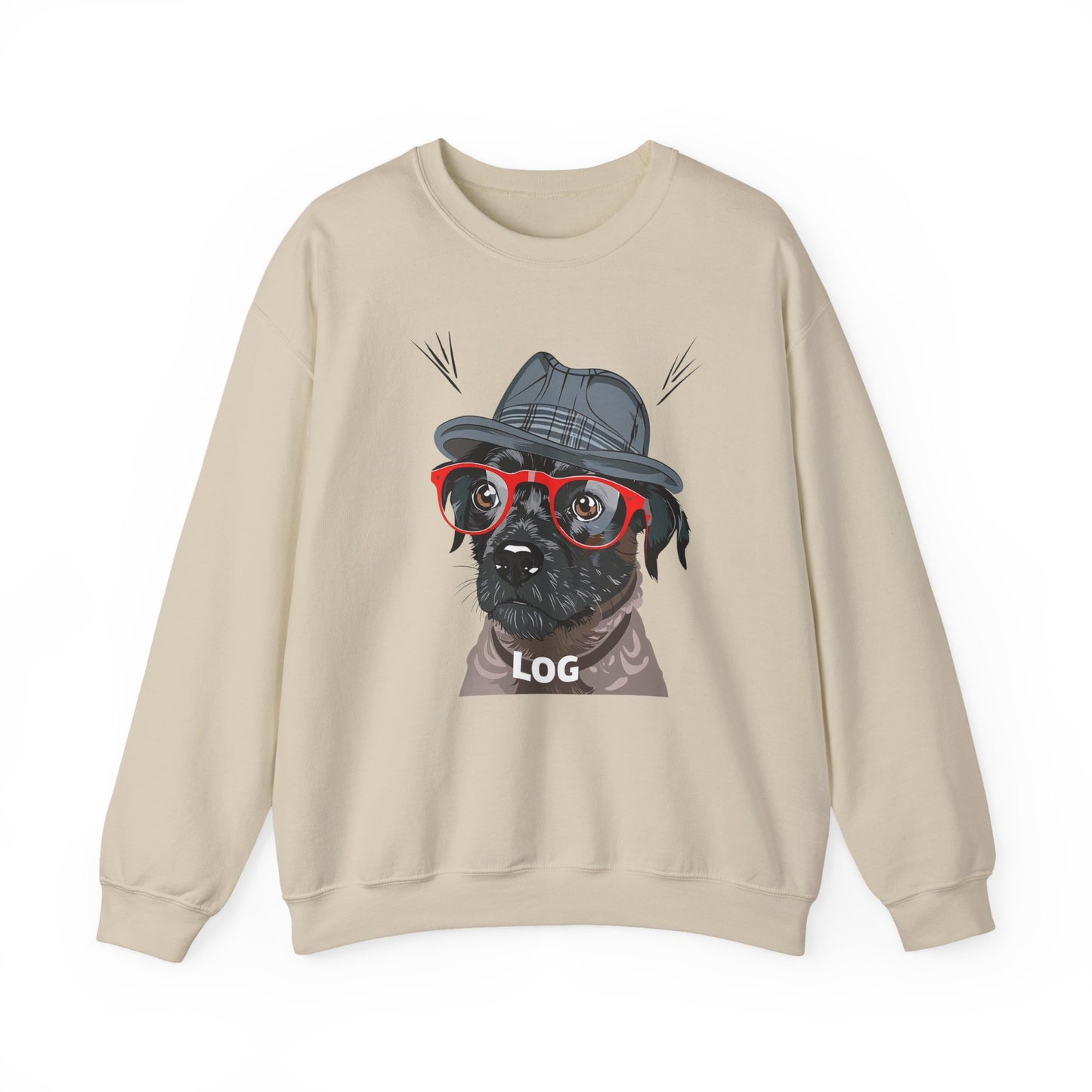 LOG Street Dog Art Sweatshirt | Eco-Limited