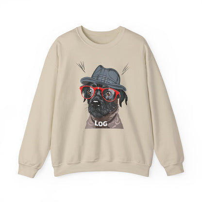 LOG Street Dog Art Sweatshirt | Eco-Limited