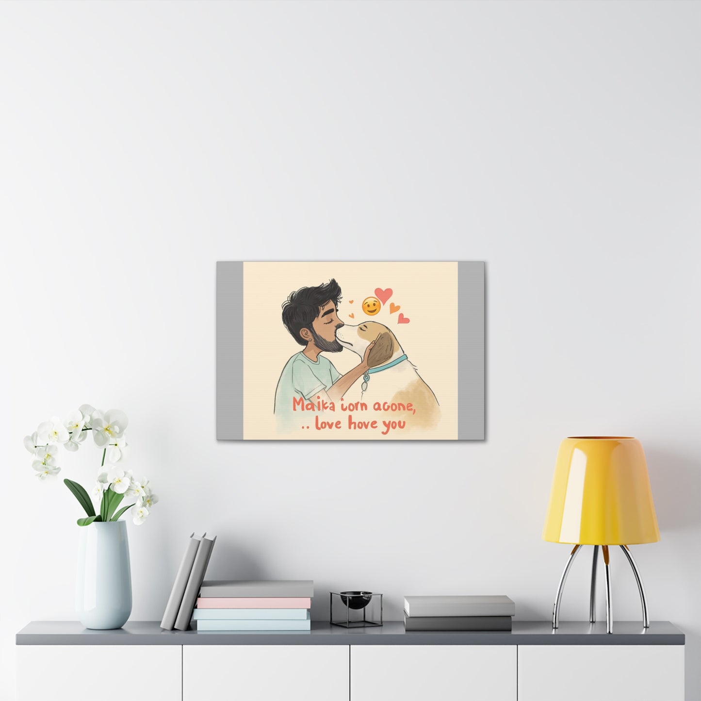 Love Never Leaves Canvas | Eco-Limited