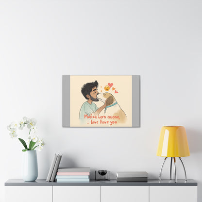 Love Never Leaves Canvas | Eco-Limited
