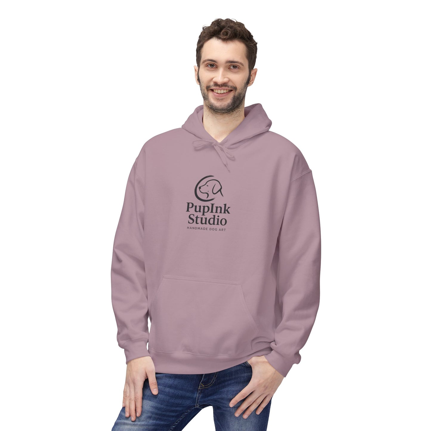 PupInk Studio Minimal Logo Cozy Hoodie|Eco-Friendly - Limited