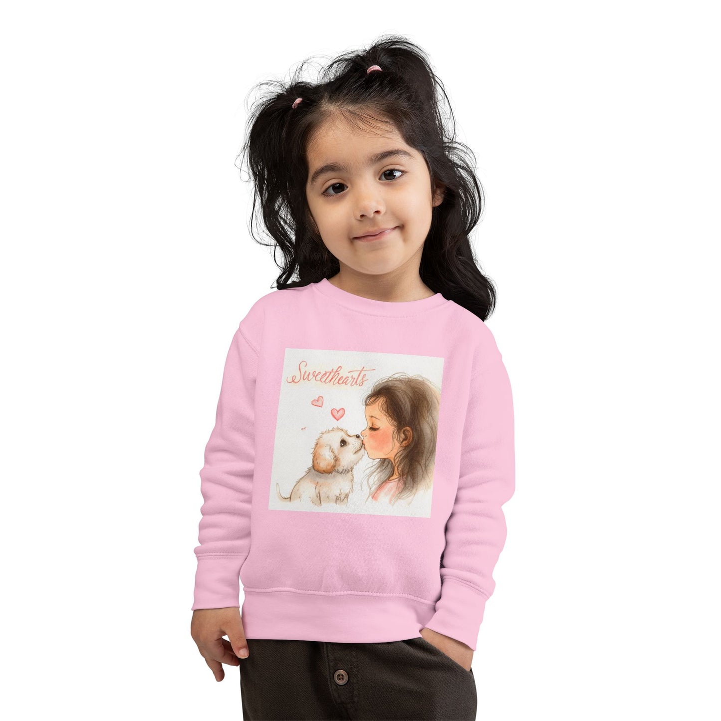 Sweethearts Puppy Moment Children Sweater | Eco-Limited