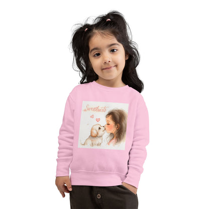 Sweethearts Puppy Moment Children Sweater | Eco-Limited