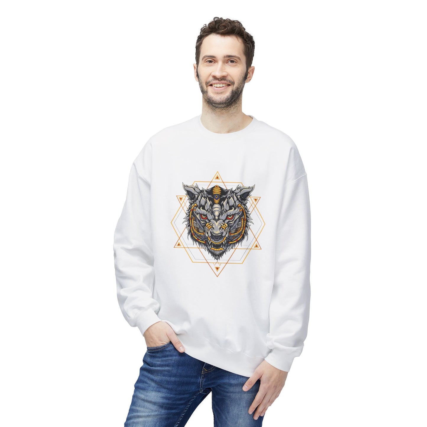 Tiger Sigil Front Graphic Sweatshirt | Eco - Limited
