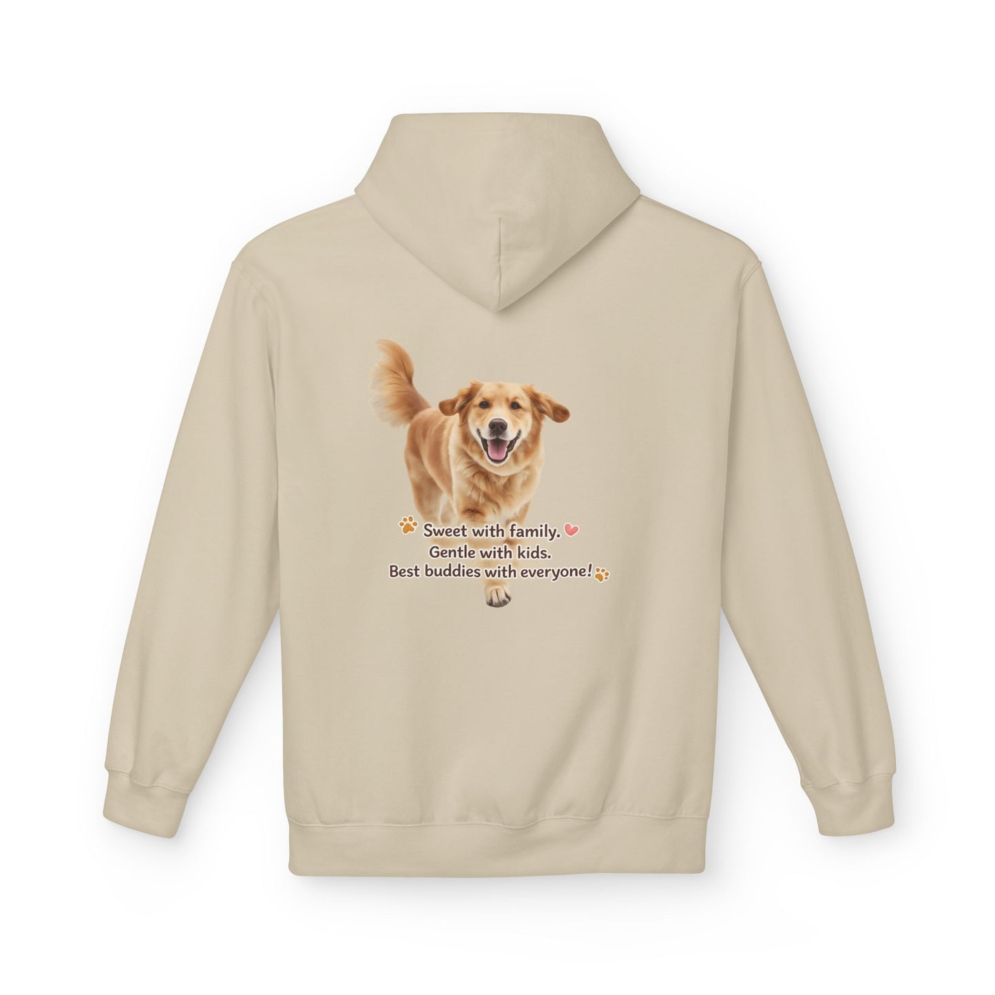 Golden Buddy Character Hoodie | Eco-Limited
