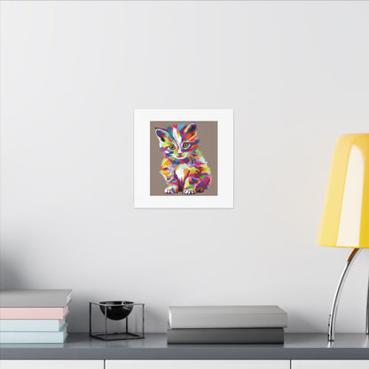 Vibrant Stretched Wall Art for Cat Lovers