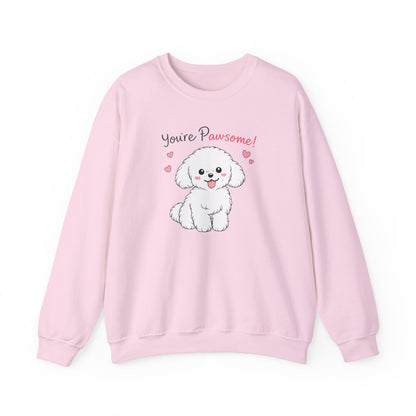 You're Awesome Puppy Graphic Sweater | Eco-Limited