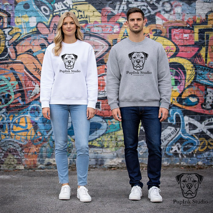 PupInk Studio Signature Logo Sweater | Eco-Limited