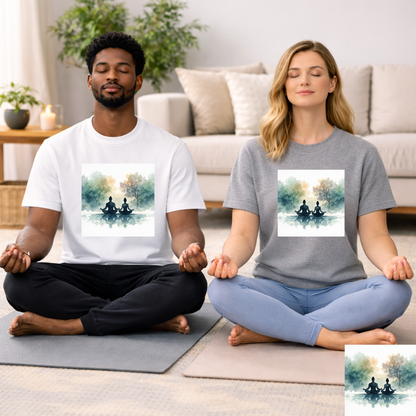 Calm Reflection Meditation T-Shirt | Eco-Limited
