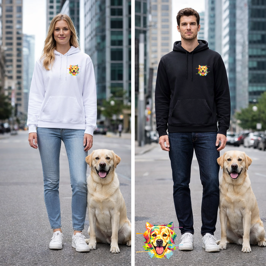 Labrador Retriever Color Splash Hoodie | Eco-Limited