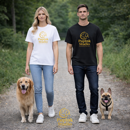 PupInk Studio Signature Logo T-Shirt | Eco-Limited