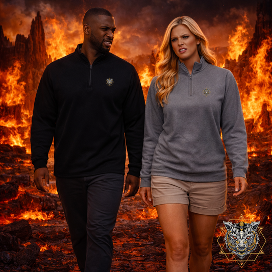 Tiger Sigil Front Graphic Zip-Up | Eco - Limited