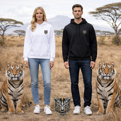 Tiger Ink Crest Hoodie | Eco-Limited