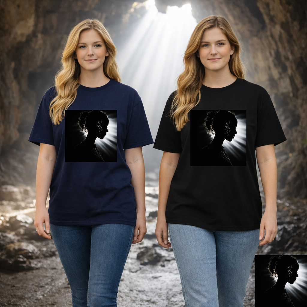 Quiet Light Portrait T-Shirt | Eco-Limited